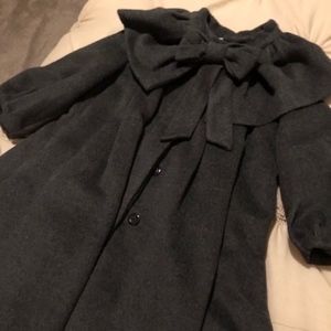 Charcoal gray Swing Coat SZ l